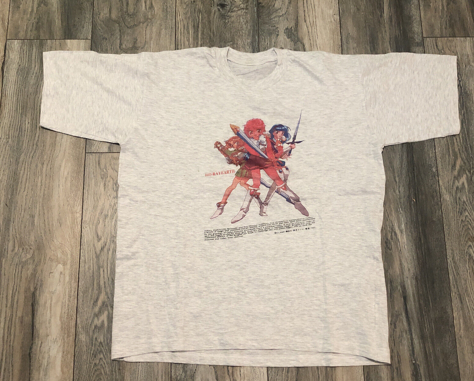 90s Magic Knight Rayearth 魔法騎士レイアースtシャツ-