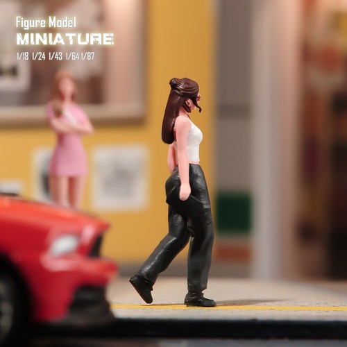 ANT Diorama Escena Accesorios Resina 1:43 Niña Bolsa de Almacenamiento Figuras Pintadas para Coche Juguetes - Imagen 3 de 9