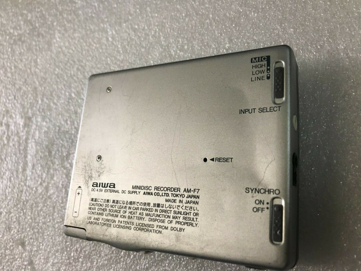 動作品　aiwa MDレコーダー AM-F7 アイワ aiwa MDレコーダー AM-F7