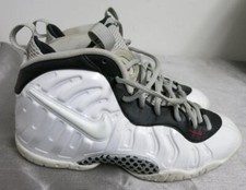 Nike Air Little Posite Foamposite Pro 644792-103 Chrome White Size 6Y