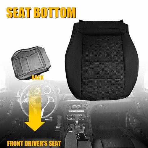 Front L Bottom Leather Seat Cover For 08-15 Mercedes GLK250 GLK280 GLK300 4Matic - Bild 18 von 20