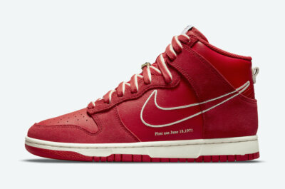 Nike Dunk High First Use Red Size 9.5. DH0960-600