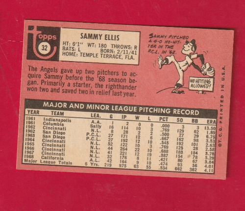 1969 Topps Baseball cards EX-MT NR-MT 1-277 You Choose STRICTLY GRADED AG24 - Picture 60 of 488