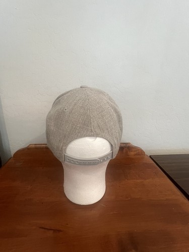 Vital 4U Energy Snapback Hat Gray Embroidered Logo On Front Structured Wool Cap - Picture 5 of 13