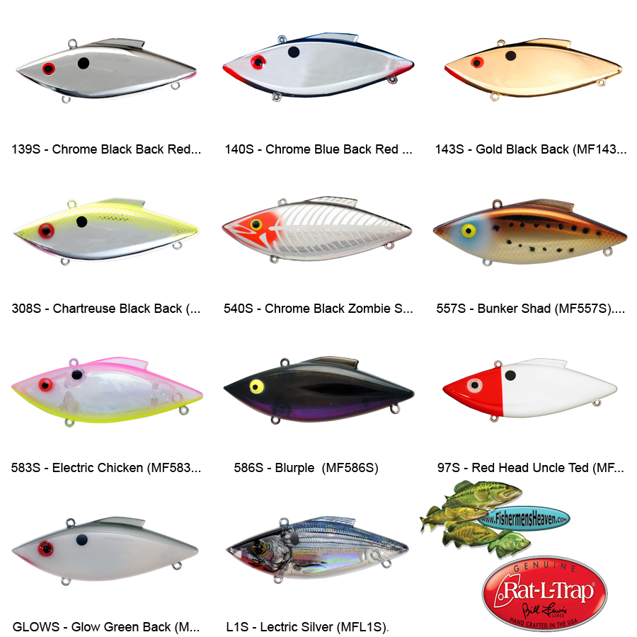 Rat-L-Trap SALTWATER Crankbait Lipless 1oz MAGNUM FORCE Any 11