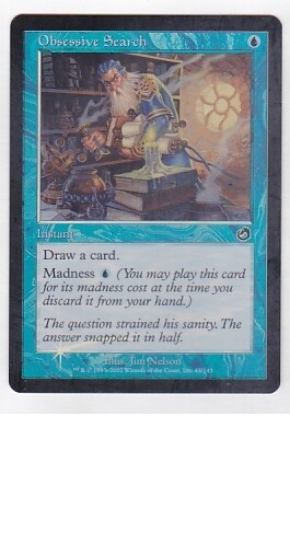 MTG 4X FOIL TORMENT OBSESSIVE SEARCH NM- MAGIC THE GATHERING