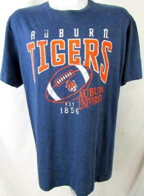 Auburn Tigers Men L Distressed Screened ''AUBURN UNIVERSITY EST 1856 Tee UAB 24