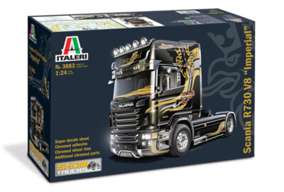 ITALERI スカニア R730 V8 'インペリアル' 1:24 Italeri 3883 1/24 Scale Show Truck Model Kit Scania R730 V8