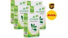 Pack Of 5 Steviana Sweetener from Stevia Leaves 50 sachets Express Shipping