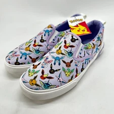 Ground Up Pokémon Twin Gore Casual Sneaker Shoes Multicolor Girls Size 5 Slip-On