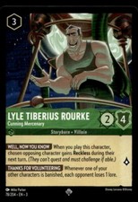 Disney Lorcana: Into The Inklands - Lyle Tiberius Rourke - Cunning Mercenary 78