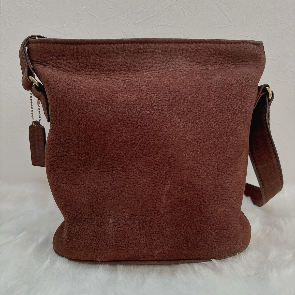 バッグ Vintage Coach Sonoma Nubuc Bucket Bag COACH Vintage 4933 Green Sonoma Nubuc Bucket Shoulder Bag