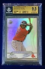 RAFAEL DEVERS 2016 Bowman Platinum Presence BGS 9.5 Graded Gem Red Sox Rookie!