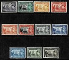ST HELENA - 1938/40 KGVI DEFINITIVES short - Sc#118/124 - HM - E 2743