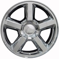 Set (4) 20x8.5 Chevy Tahoe Style Replica Wheels Rims Chrome 20 Suburban Set (4) 20x8.5 Chevy Tahoe Style Replica Wheels Rims Chrome 20 Suburban