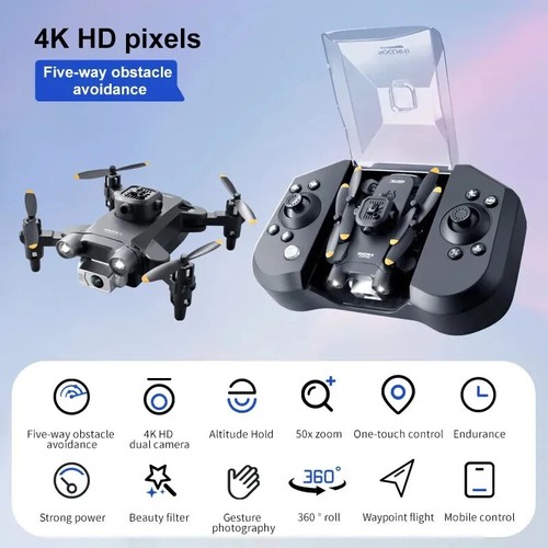 4DRC V30 Mini Drone 5G 8K HD Dual Camera UAV FPV Drones 5 Sided Drone RC 10000M - Picture 3 of 14