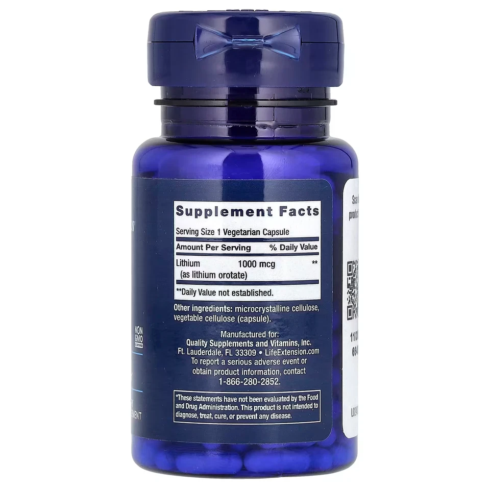 Supplement - Lithium 1000 mcg - Bild 2 von 2