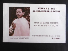 CPA x 10 OEUVRE DE SAINT-PIERRE-APOTRE Afrique Corée Indes Tonkin Madagascar