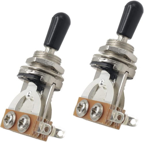 2Pcs Electric Guitar 3 Way Toggle Switch, Guitar Pickup Switch, Guitar Selector