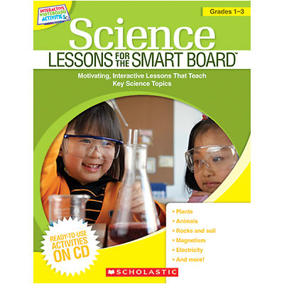 Science Lessons for Smart Board Interactive Whiteboard NEW with CD Grades 1 2 3