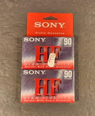 BRAND NEW BLANK SONY HF HIGH FIDELITY NORMAL BIAS AUDIO CASSETTE