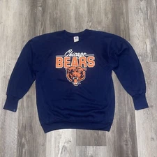 Vintage Chicago Bears Crewneck Sweatshirt - Size Large - Logo 7 - Original Piece