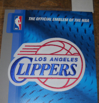 3 lot LOS ANGELES CLIPPERS PATCH TEAM LOGO NIP NBA 4X4''