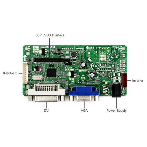 RT2281 DVI VGA Control Board HT10X21 10.4" IPS LCD Screen 1024x768 Touch Panel - Picture 3 of 5