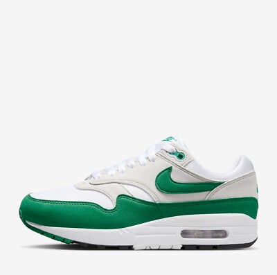 Nike Women's Air Max 1 Sneakers Neutral Gray/White/Malachite