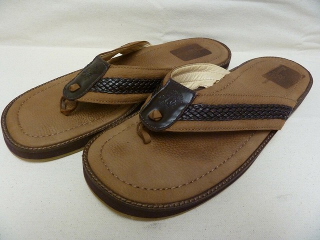 tommy bahama leather flip flops