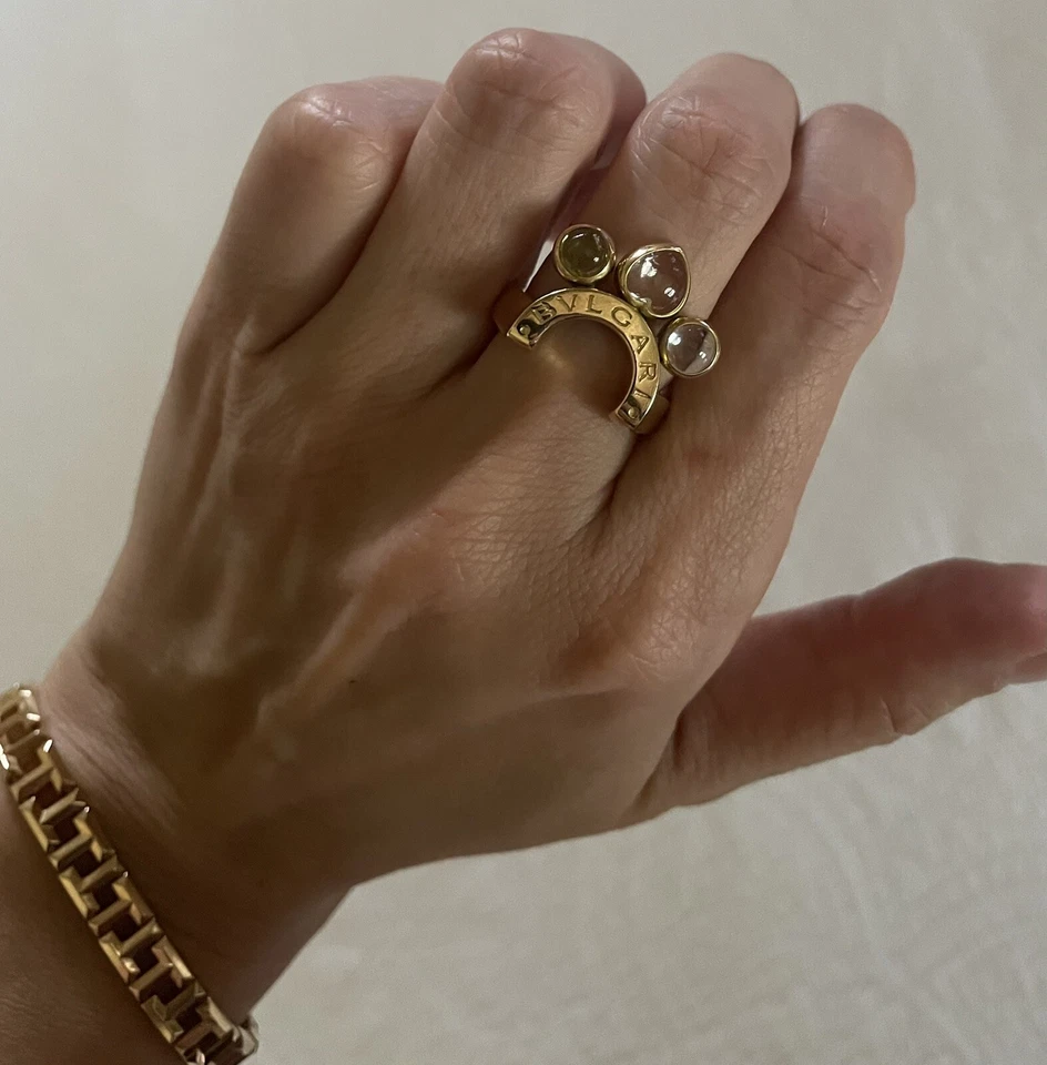 Anillo Bvlgari Allegra oro amarillo 18k Foto 2 de 4