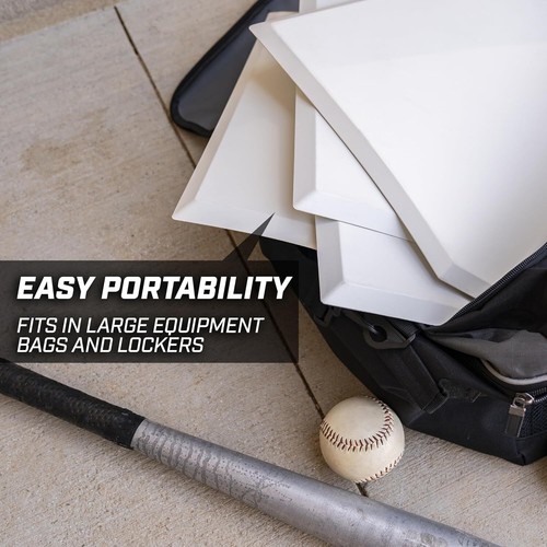 GoSports Baseball & Softball 4 Piece Premium Base Set - Heavy Duty for Athletes, - Picture 4 of 6