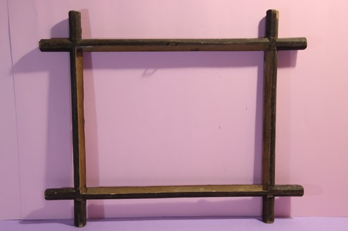 Antique Black Forest Style wood frame c1920/30s Austria 44x37cm - Picture 7 of 8