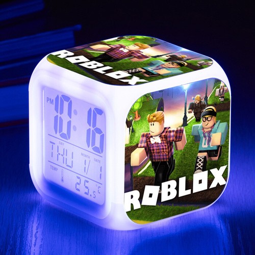 SALE Cartoon Alarm Clock 7 Color Changing Night Light Alarm Clock Kids Toy Gift - Picture 25 of 48