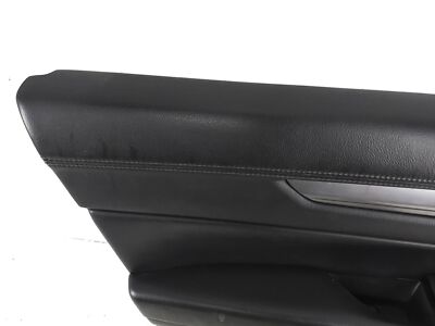 2017-2023 Mazda CX-5 Black Leather Left Front Door Trim Panel