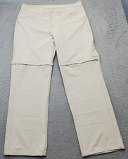 Columbia Titanium Pants Womens 8L Tan Convertible Omni Shade Gorp Core Waistband