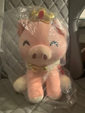 Youtooz Collectibles Technoblade Sit 12 in Plush - Pink/Red/Gold