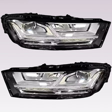 AUDI Q7 Left Right LED US Headlight 2017-2019 4M0941033B 4M0941034B