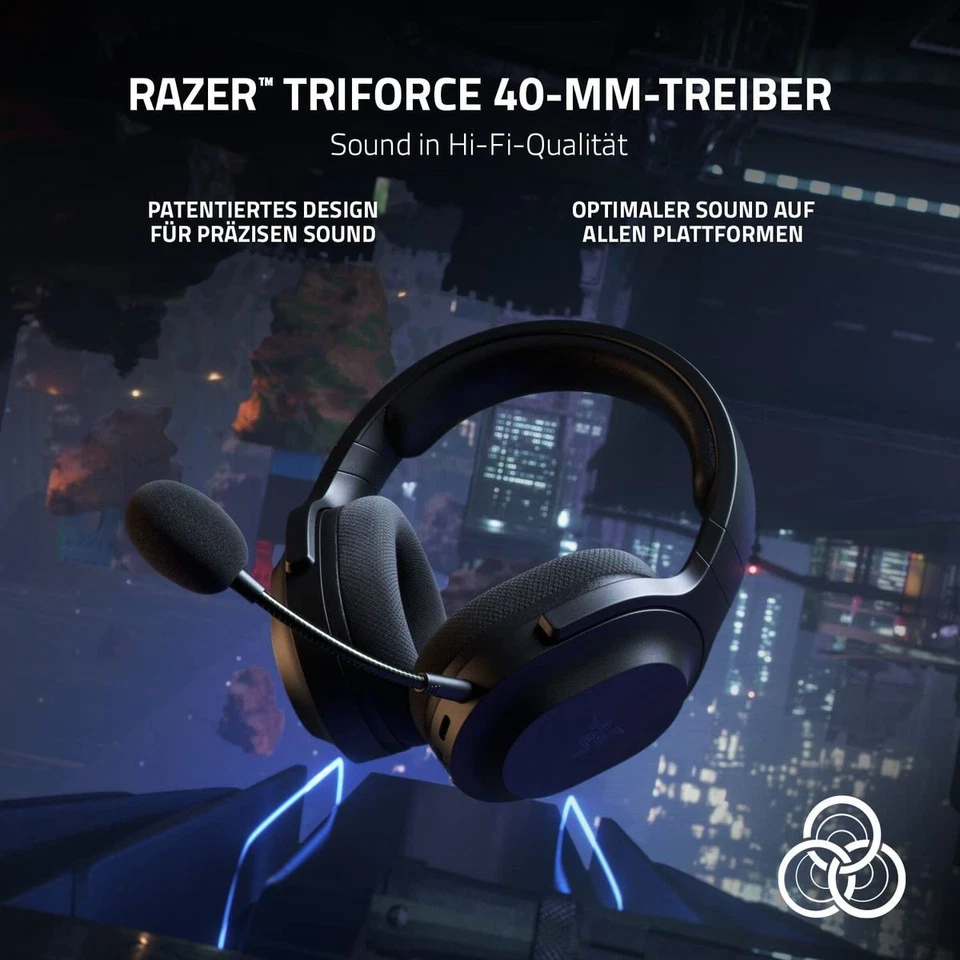 Razer Barracuda X Gaming Mobile Headset Dual Wireless Multi-Plattform Black - Bild 4 von 4
