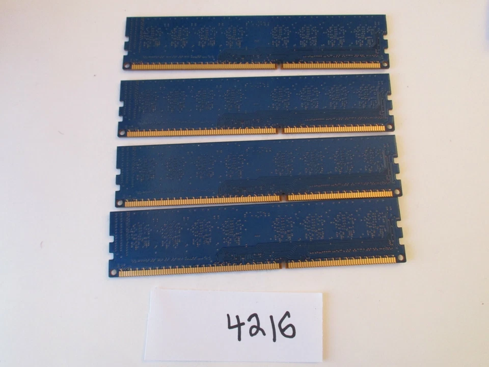 ELpida 4x2Gb=8Gb PC3-10600 1333Mhz DDR3 Desktop Memory RAM (4216) - Image 2 of 4