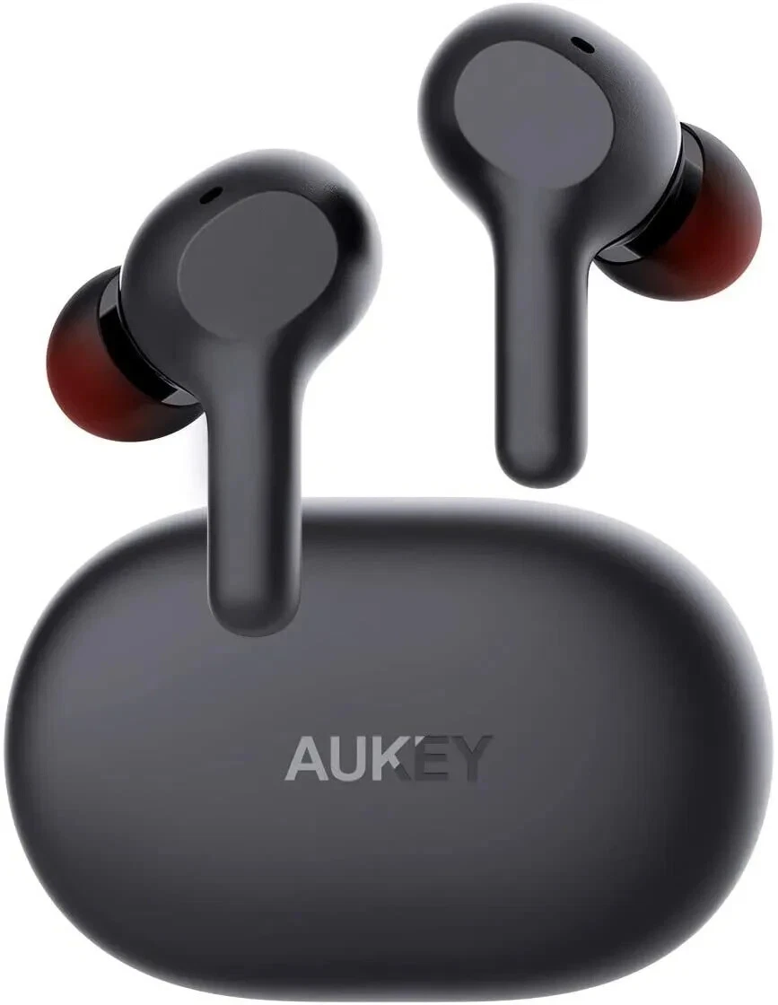 AUKEY Ultra-Compact True Wireless Earbuds EP-T25 Bluetooth 5 Headphones  Black