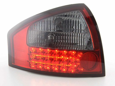 SMOKED LED REAR LIGHTS LAMPS FOR AUDI A6 C5 4B SALOON  1/1997-2003