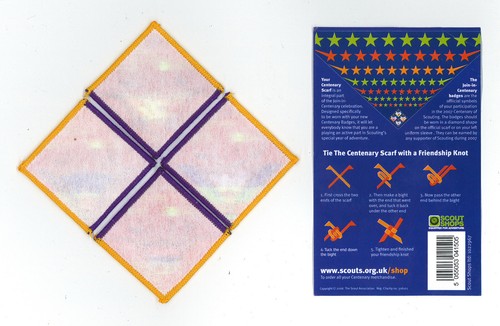 2007 World Scout Jamboree - UK SCOUTS JOIN IN CENTENARY BADGES 2007 PATCH SET - Picture 2 of 2