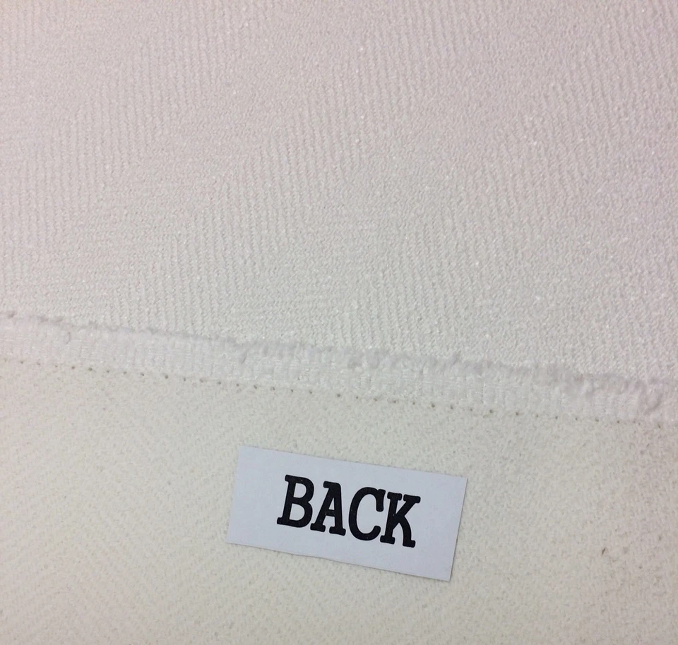 BALLARD DESIGNS DAVIDSON POLVO BLANCO ESPIGA MUEBLES TELA POR YARDA 56" W Foto 2 de 4