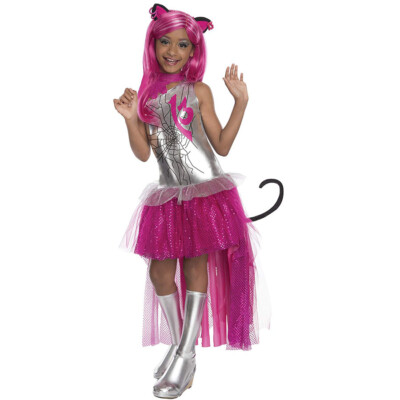 KINDER MONSTER HIGH CATTY NOIR KOSTÜM # Karneval Fasching Kleid Katze Mädchen