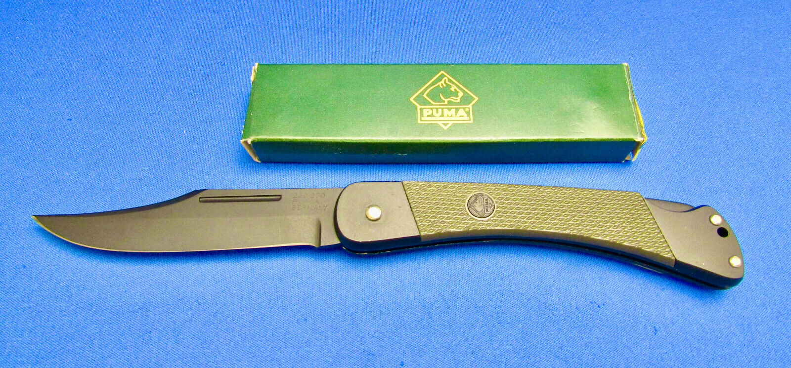 PUMA VTG MILITARY Folding Knife (COMMANDER) 230 370  1990's Made In Germany MINT