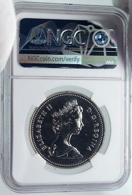 1979 CANADA UK Queen Elizabeth II Griffon Ship 300Y Proof