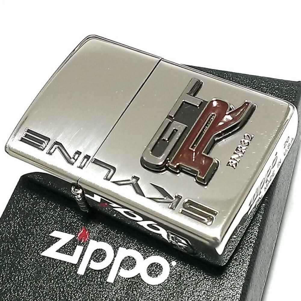 ZIPPO Oil lighter Nissan Skyline BNR32 GTR Metal From Japan ZIPPO Oil lighter Nissan Skyline BNR32 GTR Metal From Japan