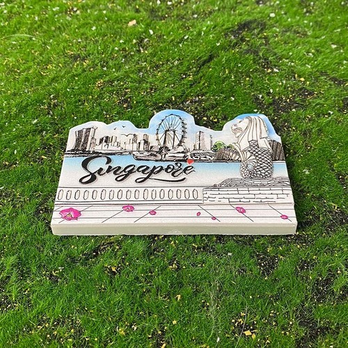 2025 NEW Singapore Fridge Magnet landmarks Merlion - Picture 4 of 5