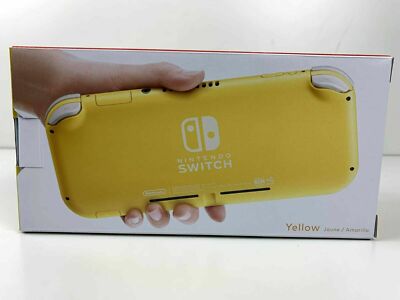 Nintendo Switch Lite Yellow Brand New NIB Mint Factory Sealed In